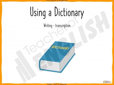 Using a Dictionary